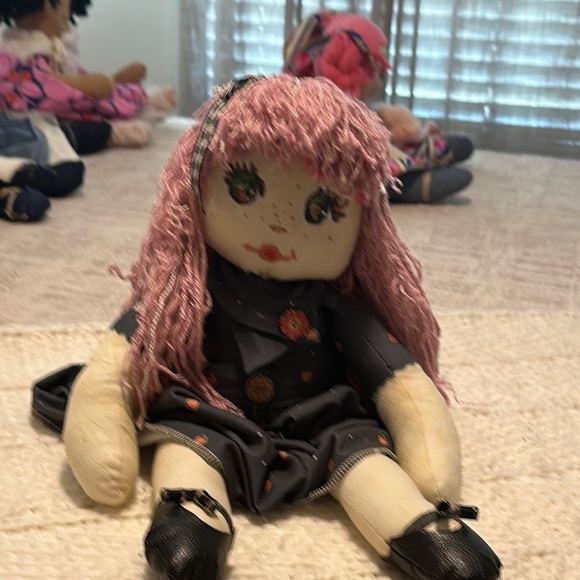Charming Pink-Haired Rag Doll - Picture 1 of 6